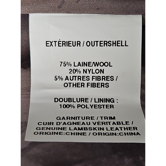 Soia & Kyo Luxury Hooded Wool Blnd Black Coat W/ Zip Inner Vest Leather Belt S/P - Picture 15 of 16